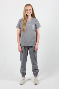 Women's Grey Scrub Pants